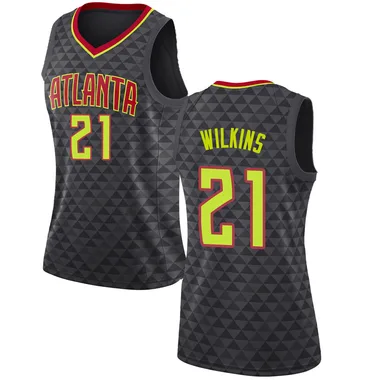 Black Dominique Wilkins Women's Swingman Atlanta Hawks Jersey - Icon Edition