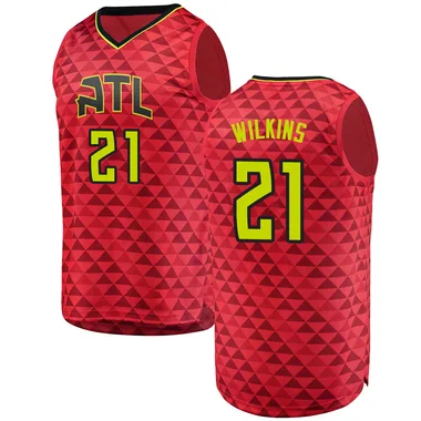 Red Dominique Wilkins Men's Fast Break Atlanta Hawks Jersey - Statement Edition